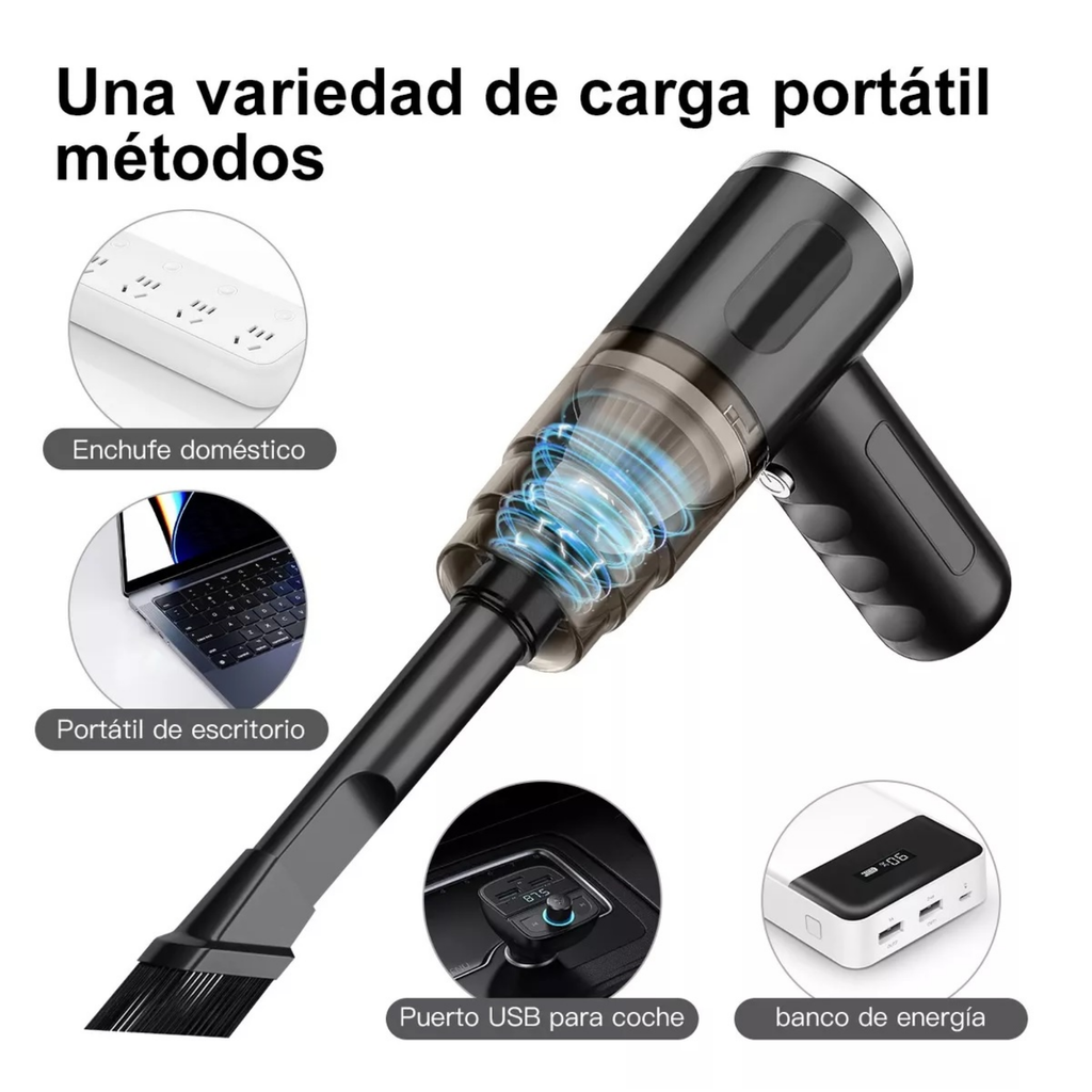 Aspiradora Portátil Para Carro Y Casa 4500PA