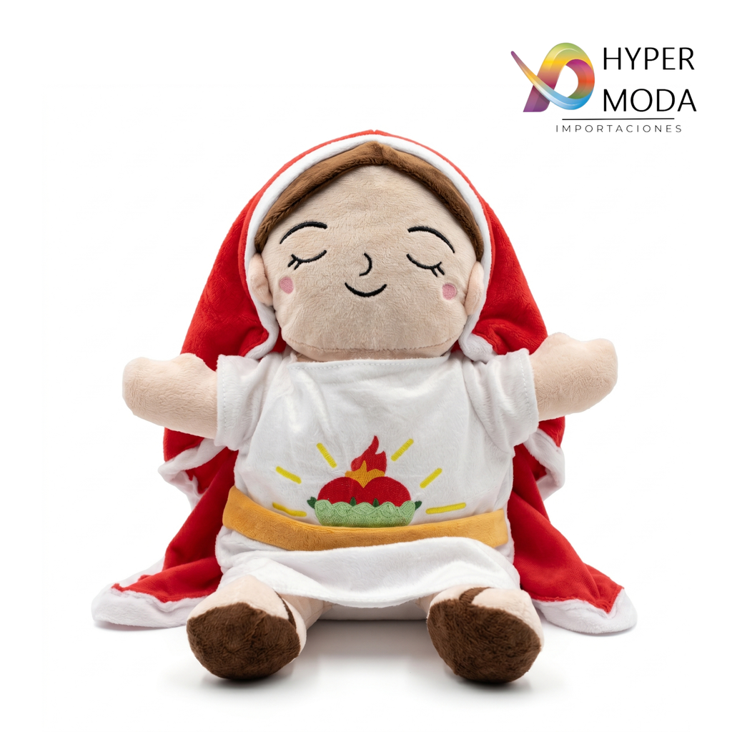 Peluche Virgen María Respiración Antiestrés